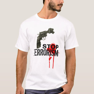 Camiseta Pare o terrorismo