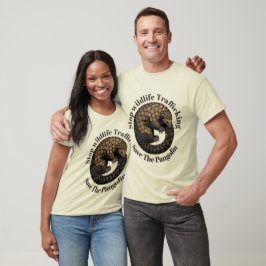 Camiseta Pare o tráfico de vida selvagem - Salve o pangolim