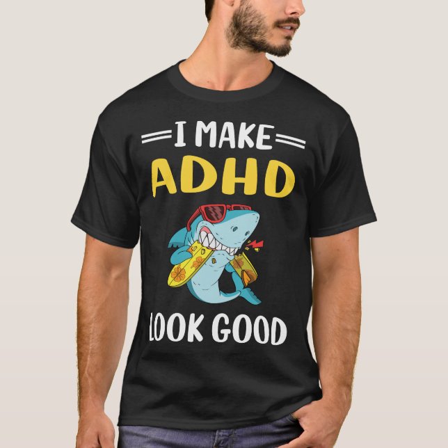 Camiseta Pareça Bem TDAH (Frente)