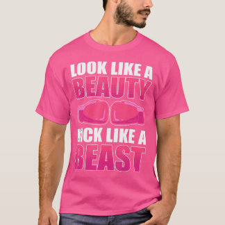 Camiseta Pareça Um Bela Chute Como Um Boxe De Chuva De Best