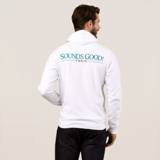 Camiseta Parece Bom! Coro Zip-up com logotipo traseiro
