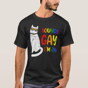 Camiseta Parece Gay Estou Em Diversão De Gato Gordo