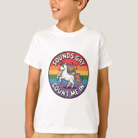 Parece Gay Me Inclua Unicórnio Bandeira Arco-Íris