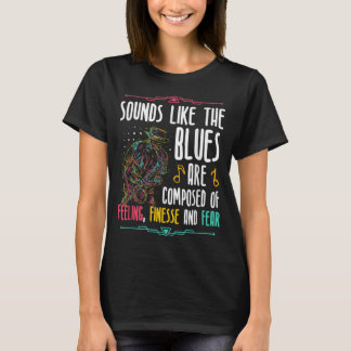 Camiseta Parece O Jazz Musical Blues E A Música Blues