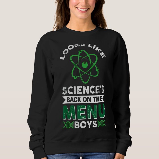 Camiseta Parece que a ciência voltou aos menus (Frente)