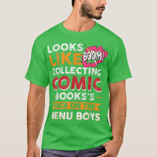 Camiseta Parece que está a recolher livros de banda desenha