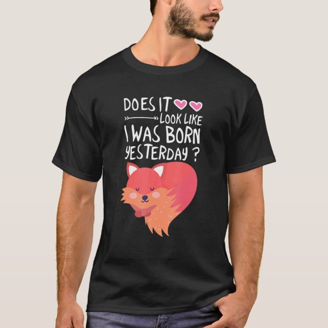 Camiseta Parece Que Eu Estava Nascer Ontem 1 (Frente)