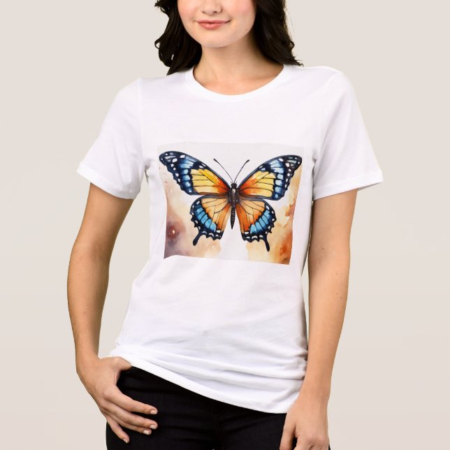 Camiseta Parece que você compartilhou outra aquarela (Frente)