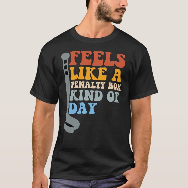 Camiseta Parece um Dia de Caixa de Penalidade Engraçado de  (Frente)