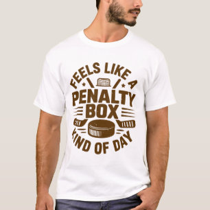 Camiseta Parece Um Dia De Caixa De Penalidade Engraçado De 