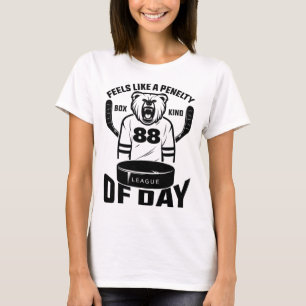 Camiseta Parece Um Dia De Caixa De Penalidade Engraçado De
