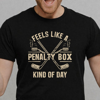 Camiseta Parece um Dia de Caixa de Penalidade Engraçado de 