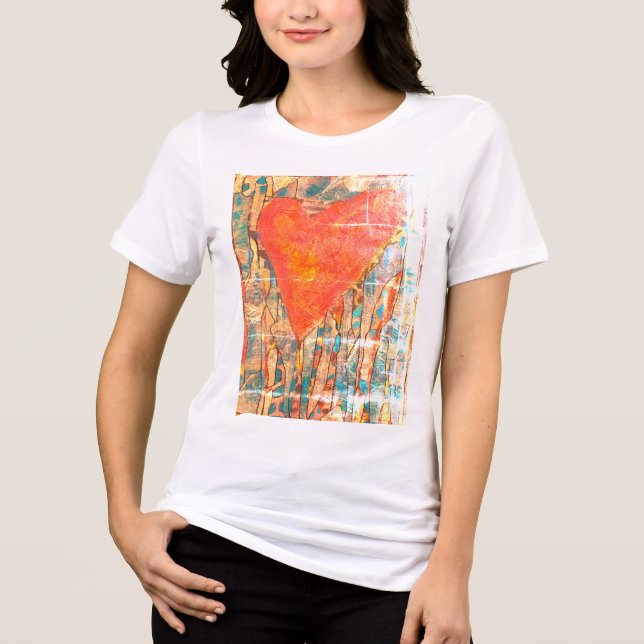 Camiseta Pareço desolado Coração (Frente)