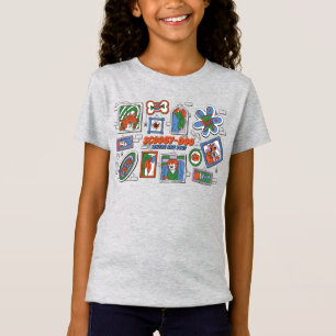 Camiseta Parede de Quadros de Halloween do Scooby-Doo
