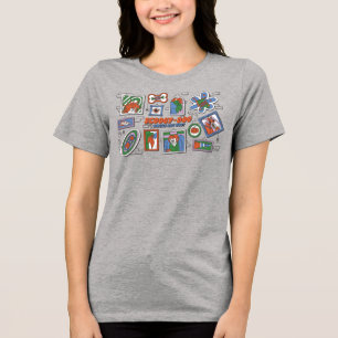 Camiseta Parede de Quadros de Halloween do Scooby-Doo