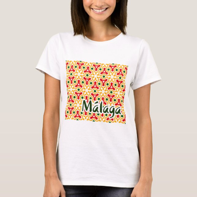 Camiseta paredes da rua de Málaga 1 (Frente)