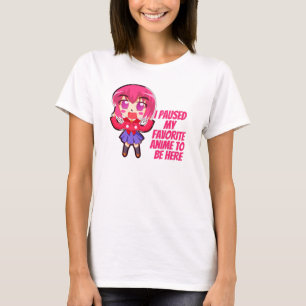 Camiseta Parei meu anime favorito para estar aqui