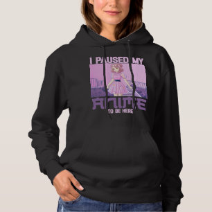 Camiseta Parei Meu Anime Para Estar Aqui Engraçado Anime Ot