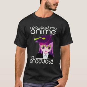 Camiseta Parei Meu Anime Para O Formando De Animação