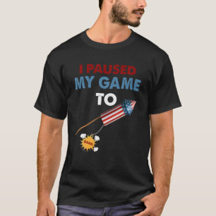 Camiseta Parei Meu Jogo Para Bang - Vídeo Engraçado Em 4 De