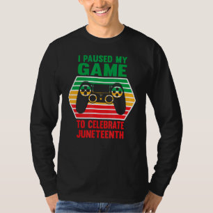 Camiseta Parei Meu Jogo Para Comemorar O Jogador Do Dia Jun