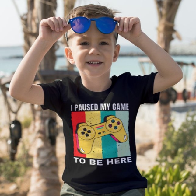 Camiseta Parei Meu Jogo Para Estar Aqui (Criador carregado)