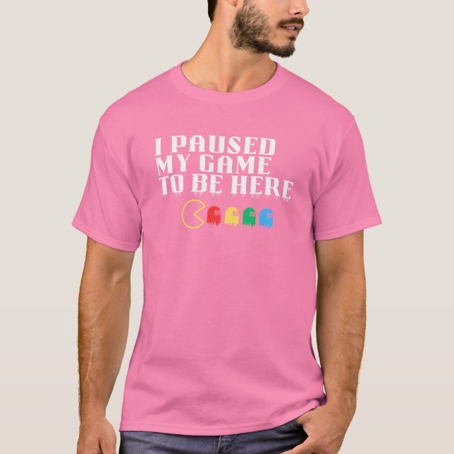 Camiseta Parei meu jogo para estar aqui (Frente)
