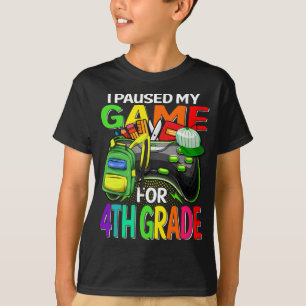 Camiseta Parei Meu Jogo Para Jogos Do 4º Ano 