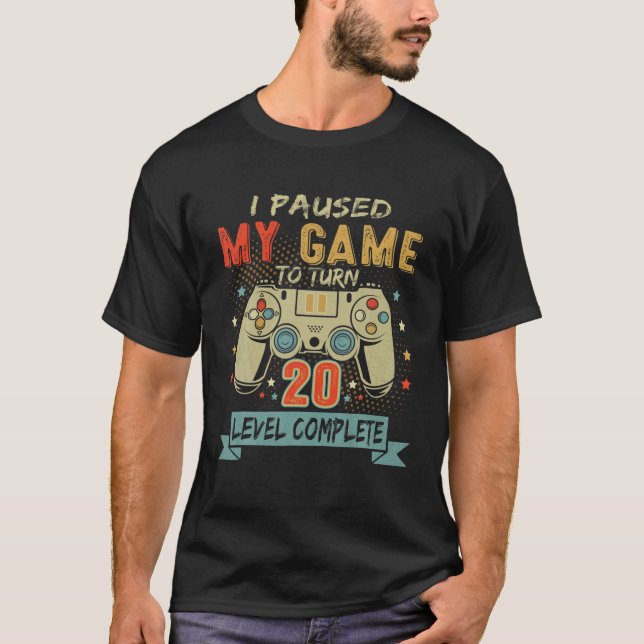 Camiseta Parei Meu Jogo Para Transformar 20 Nascentes De 20 (Frente)