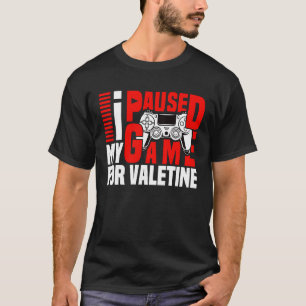 Camiseta Parei Meu Jogo Por Videos games Namorados Valenti