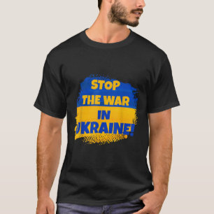 Camiseta Parem A Guerra Na Ucrânia - Paz No Mundo - Fla