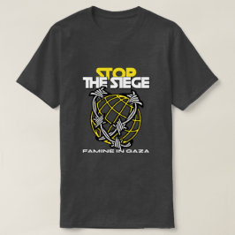 Camiseta Parem Com A FAMÍLIA De Cerco Na Fome De Gaza
