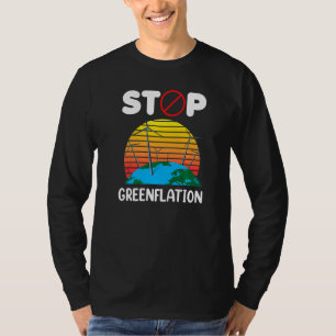 Camiseta Parem com a Greenflação Os Preços Verdes da Inflaç