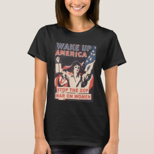 Camiseta Parem com a guerra do GOP sobre as mulheres