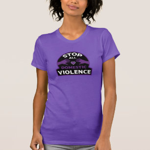 Camiseta Parem com a violência doméstica