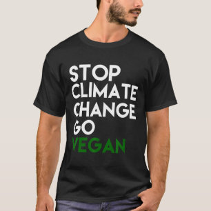 Camiseta Parem com as mudanças climáticas