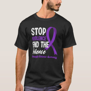 Camiseta Parem Com Que A Violência Acabe Com O Silêncio Dom