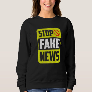 Camiseta Parem Notícias Falsas Jornalismo Liberdade De Impr
