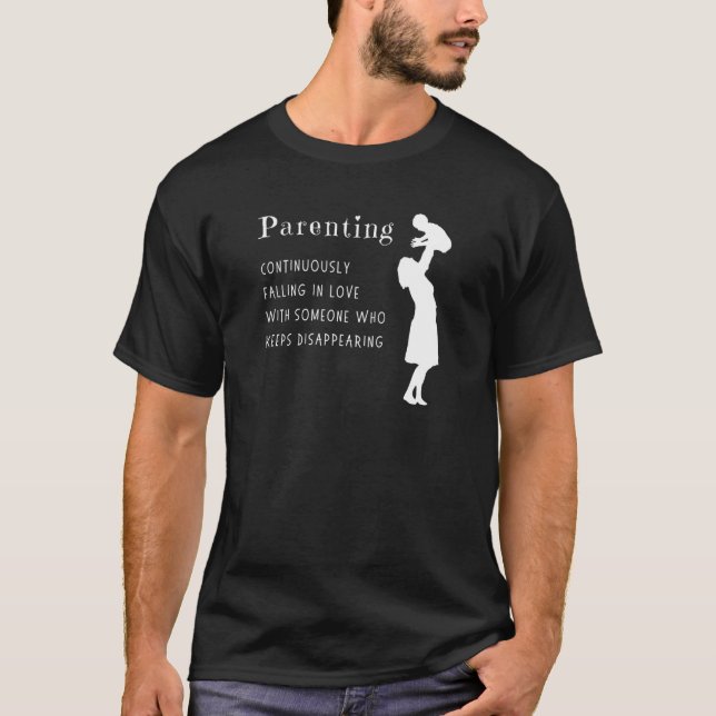 Camiseta Parentalidade Apaixonando-Se Continuamente (Frente)