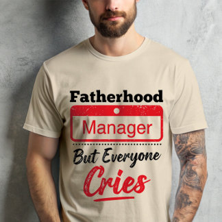 Camiseta Parentalidade do gerente de paternidade Vida human