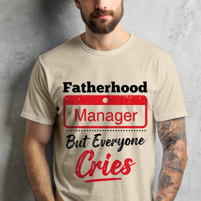 Camiseta Parentalidade do gerente de paternidade Vida human (Criador carregado)