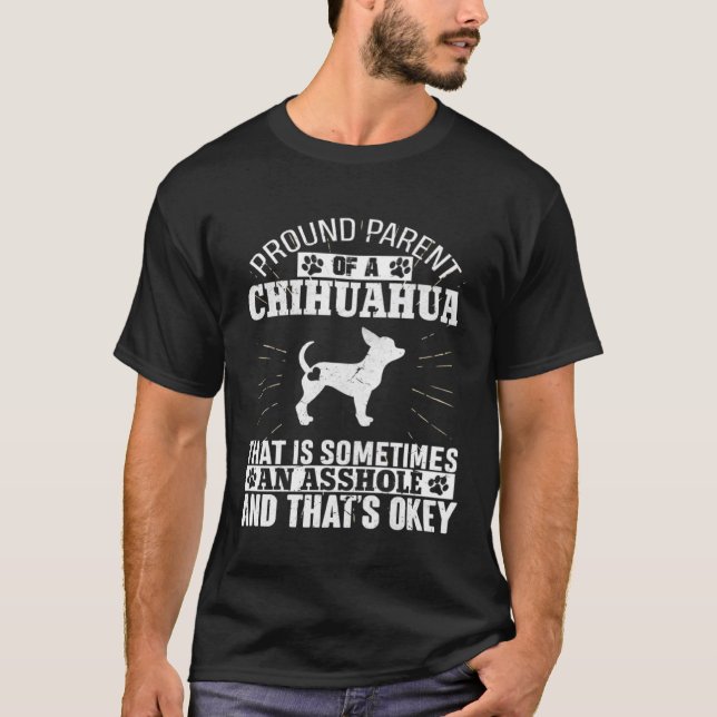 Camiseta Parente de Chihuahua Dog Owner por Men Women Dog (Frente)