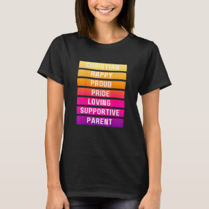 Camiseta Parente do Orgulho Orgulho Orgulho Orgulho Lgbtqia