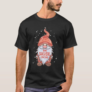 Camiseta Parente Sarcástico Gnomo Correspondente Natal Pa