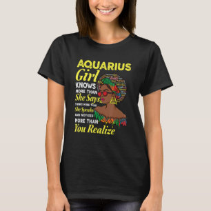 Camiseta Parêntese Zodiac de Janeiro e fevereiro Aquarius