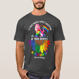 Camiseta Parents Accepting LGBTQ Im Your Mom Now Mamasaurus