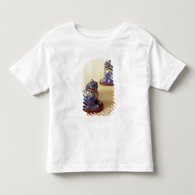 Camiseta Pares de cães chineses do cloisonne, século XVIII (Frente)
