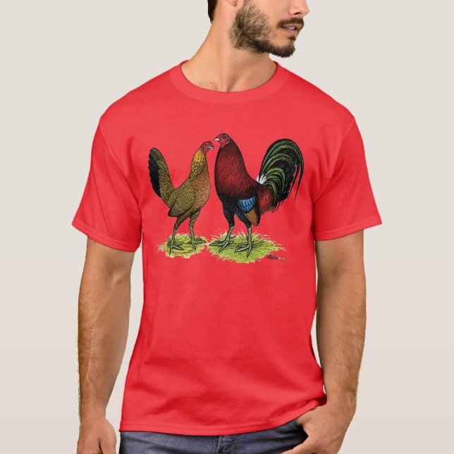 Camiseta Pares de Gamefowl (Frente)