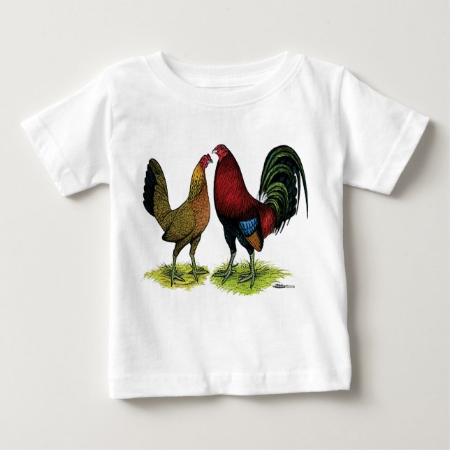 Camiseta Pares de Gamefowl (Frente)