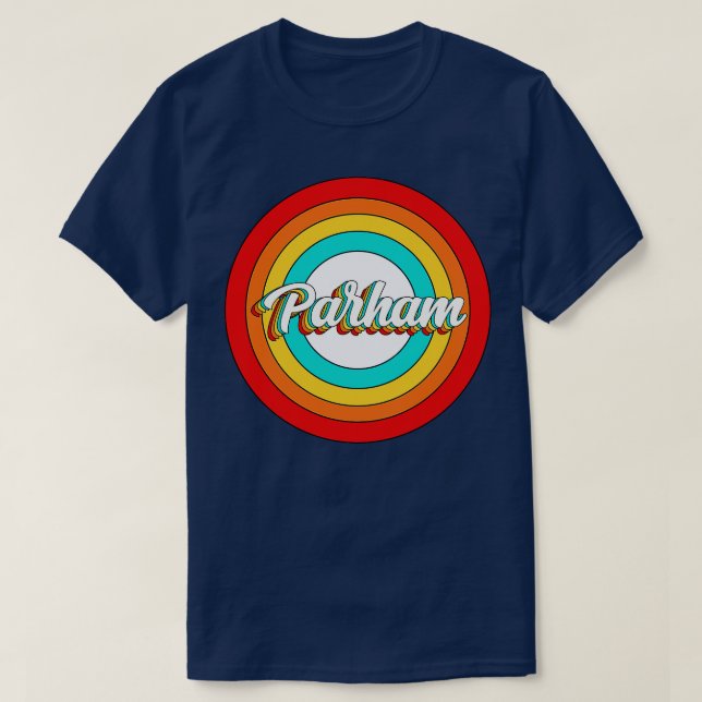 Camiseta Parham Name Shirt Vintage Parham Circ (Frente do Design)